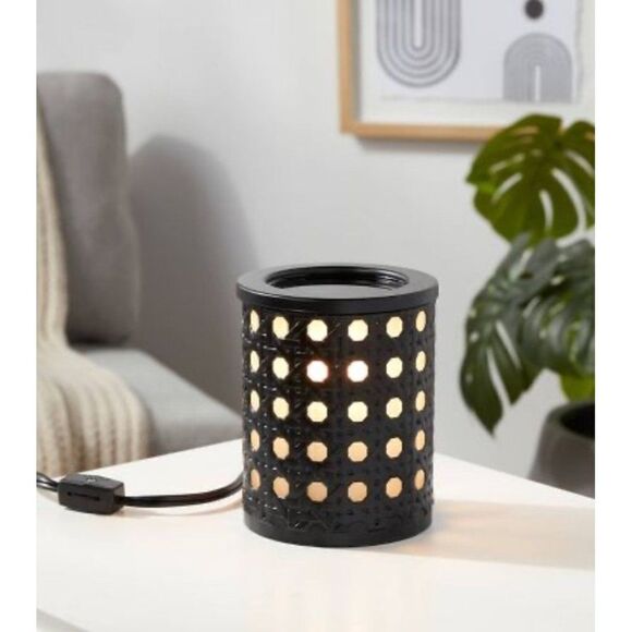 Threshold Quality & Design Bamboo Lattice Electric Design Wax Warmer - Picture 1 of 5